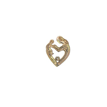 Load image into Gallery viewer, 10K Diamond Mother & Child Mother's Day Love Pendant Yellow Gold