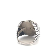 Load image into Gallery viewer, Sterling Silver Men's Southwestern Turquoise Coral Ring