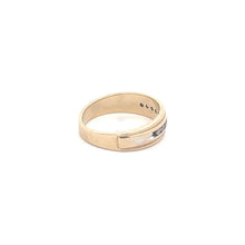 Load image into Gallery viewer, 10K Classic Diamond Vintage Wedding Band Ring Yellow Gold