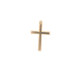 Load image into Gallery viewer, 10K Cross Christian Faith Symbol Vintage Charm/Pendant Yellow Gold
