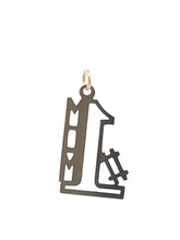 Load image into Gallery viewer, 10K #1 Number One Mom Mother's Day Charm/Pendant Yellow Gold