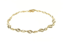 Load image into Gallery viewer, 10K 1.44 Ctw Diamond Wavy Channel Tennis Bracelet 8.5" Yellow Gold