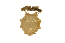 Load image into Gallery viewer, 10K Sophomore Class 1st Prize Victorian Medal Pin/Brooch Yellow Gold