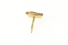 Load image into Gallery viewer, 10K K Blue Enamel Leaders Club 74 Lapel Pin/Brooch Yellow Gold
