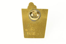 Load image into Gallery viewer, 10K K Blue Enamel Leaders Club 74 Lapel Pin/Brooch Yellow Gold