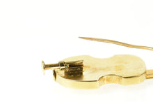 Load image into Gallery viewer, 14K Elaborate Ornate Guitar Musical Instrument Pin/Brooch Yellow Gold