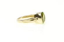 Load image into Gallery viewer, 10K Ornate Oval Peridot Classic Statement Pendant Size 8 Yellow Gold
