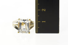 Load image into Gallery viewer, 10K Solitaire Emerald Classic Travel Engagement Ring Size 6 Yellow Gold