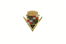 Load image into Gallery viewer, 10K Enamel Cadillac 5 Years Service Lapel Pin/Brooch Yellow Gold