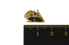 Load image into Gallery viewer, 10K Enamel Cadillac 5 Years Service Lapel Pin/Brooch Yellow Gold