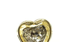 Load image into Gallery viewer, 14K Pave Fancy Diamond Heart Love Symbol Pendant Yellow Gold