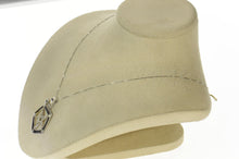 Load image into Gallery viewer, 14K Order of the Eastern Star Diamond Gavel Pendant White Gold
