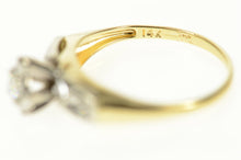 Load image into Gallery viewer, 14K Three Stone Diamond Promise Engagement Ring Size 4.75 Yellow Gold