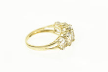 Load image into Gallery viewer, 10K Five Stone Graduated Oval Statement Ring Size 5.75 Yellow Gold