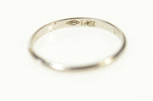 Load image into Gallery viewer, 14K 1.4mm Rounded Simple Plain Child's Band Ring Size 1 White Gold