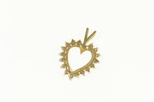 Load image into Gallery viewer, 10K Diamond Accent Classic Heart Love Symbol Pendant Yellow Gold