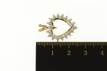Load image into Gallery viewer, 10K Diamond Accent Classic Heart Love Symbol Pendant Yellow Gold