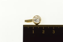 Load image into Gallery viewer, 14K Round Solitaire Classic Simple Cubic Zirconia Pendant Yellow Gold