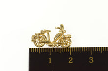 Load image into Gallery viewer, 10K 3D Articulated Motorcycle Bike Charm/Pendant Yellow Gold