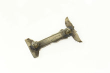 Load image into Gallery viewer, Sterling Hawaiian Tiki Enamel Ornate Tower Pin/Brooch