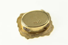 Load image into Gallery viewer, 10K Squared Flower Ruby Accent Slide Bracelet Charm/Pendant Yellow Gold