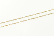 Load image into Gallery viewer, 10K 0.8mm Cable Chain Classic Simple Twist Necklace 18" Yellow Gold