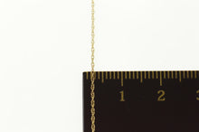 Load image into Gallery viewer, 10K 0.8mm Cable Chain Classic Simple Twist Necklace 18" Yellow Gold