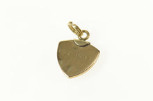 Load image into Gallery viewer, 10K Sigma Tau Alpha Enamel Seed Pearl Charm/Pendant Yellow Gold