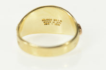 Load image into Gallery viewer, 10K Black Hills Leaf Two Tone Simple Statement Ring Size 6 Yellow Gold