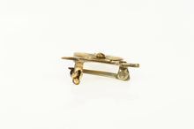 Load image into Gallery viewer, 10K Shriners Enamel Diamond Moon Star Lapel Pin/Brooch Yellow Gold
