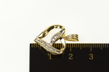 Load image into Gallery viewer, 10K Heart Classic Diamond Love Symbol Pendant Yellow Gold