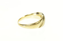 Load image into Gallery viewer, 10K Men's Two Tone Diamond Striped Wedding Ring Size 9.5 Yellow Gold