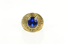 Load image into Gallery viewer, 10K United States Air Force Ornate Military Ring Size 7.75 Yellow Gold