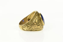Load image into Gallery viewer, 10K United States Air Force Ornate Military Ring Size 7.75 Yellow Gold