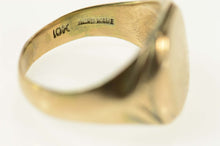 Load image into Gallery viewer, 10K Art Deco Ornate Monogrammable Engravable Ring Size 8.25 Yellow Gold