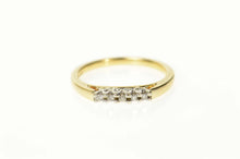 Load image into Gallery viewer, 14K Classic Diamond Petitee Trellis Wedding Band Ring Size 7.25 Yellow Gold