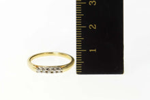 Load image into Gallery viewer, 14K Classic Diamond Petitee Trellis Wedding Band Ring Size 7.25 Yellow Gold