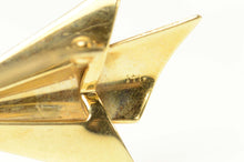 Load image into Gallery viewer, 14K Retro Sapphire Retro Bow Ribbon Pin/Brooch Yellow Gold