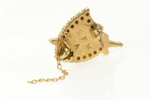 Load image into Gallery viewer, 10K Kappa Phi Christian Sorority Pearl Lapel Pin/Brooch Yellow Gold