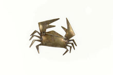 Load image into Gallery viewer, Sterling Silver Blue & Orange Enamel Crab Zodiac Cancer Pin/Brooch