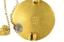 Load image into Gallery viewer, 14K Art Deco NFBPWC Women's Club Chain Lapel Pin/Brooch Yellow Gold