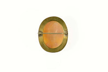 Load image into Gallery viewer, Gold Filled Ornate Victorian Lady Carved Shell Cameo Pin/Brooch