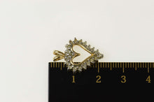Load image into Gallery viewer, 14K Heart Diamond Love Symbol Valentine Pendant Yellow Gold