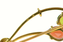 Load image into Gallery viewer, 18K Ornate Garnet Tourmaline Citrine Topaz Pin/Brooch Yellow Gold