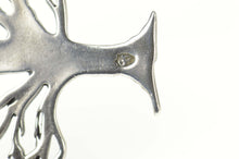 Load image into Gallery viewer, Sterling Silver Tree of Life Ornate Realistic Statement Pin/Brooch