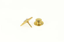 Load image into Gallery viewer, Gold Filled Enamel Lions Club President L Insignia Lapel Pin/Brooch