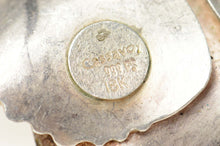 Load image into Gallery viewer, Sterling Silver Artisan Ornate Dogwood Flower Coral Gold Pendant