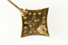 Load image into Gallery viewer, 10K Alpha Sigma Alpha Seed Pearl Enamel Lapel Pin/Brooch Yellow Gold