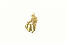 Load image into Gallery viewer, 14K Spanish Matador Bull Fighter 3D Spain Charm/Pendant Yellow Gold