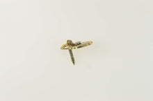 Load image into Gallery viewer, 10K Diamond Benevolent Order of the Elk BOE Lapel Pin/Brooch Yellow Gold
